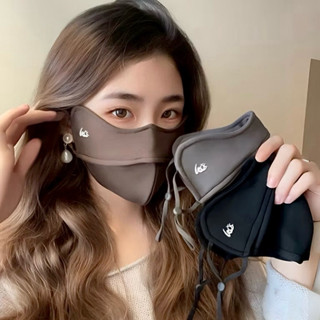 Khẩu trang chống tia UV chống nắng UPF 50+ 5D  có lót nhung giữ ấm - Khẩu Trang Chống Nắng Và Tia Cực Tím