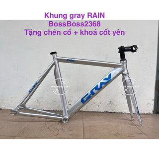 (có sẵn) khung gray team, khung gray Rain hàng real ( tặng chén cổ + khoá yên )