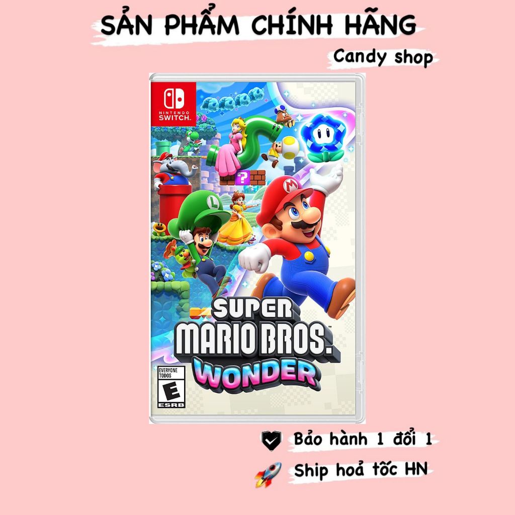 Băng Game Super Mario Bros Wonder Nintendo Switch