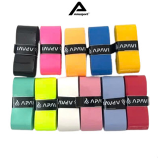 Quấn cán vợt pickleball chính hãng APAVI chất liệu cao su non co giãn đàn hồi tốt giúp êm và bám tay khi sử dụng