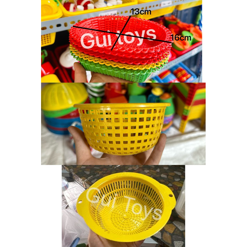 2 Rỗ nhỏ (màu ngẫu nhiên)- đồ chơi cân ký cho bé