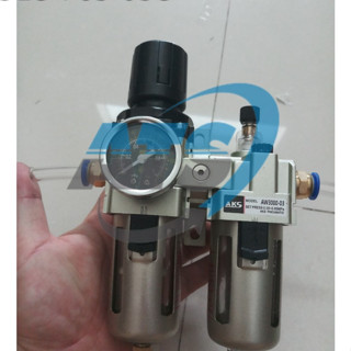 ATS_Bộ lọc hơi khí nén CAL3000-03 + đầu nối ống 8