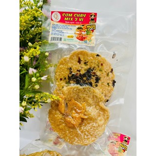 Cơm cháy mix 2 vị mắm hành - chà bông, Khô bò, Khô gà, Rong biển - ăn vặt siêu ngon - [80gr]