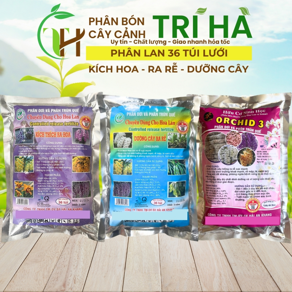 [ Giá Huỷ Diệt ] Phân Bón Lan 36 Túi Lưới - Dưỡng Cây - Kích Thích Ra Hoa