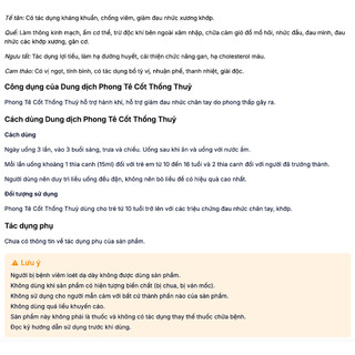 Phong Tê Cốt Thống Thủy An Phát (C/280ml)