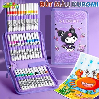 Bút Sơn Màu Acrylic Sanrio Kuromi, Melody 24-60 Bút Màu Tô Màu Trên Mọi Chất Liệu DIY Vẽ Giày Vải Cho Bé Sáng Tạo