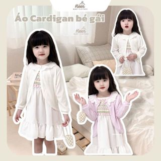 [New] Áo khoác cardigan bé gái, áo khoác dài tay cho bé mùa thu [CÓ SẴN]
