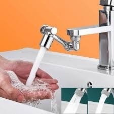 (Loại Mạ INOX) Vòi tăng áp bồn rửa bát đầu nối vòi nước bồn rửa bát thông minh đa năng xoay 1080 độ linh hoạt