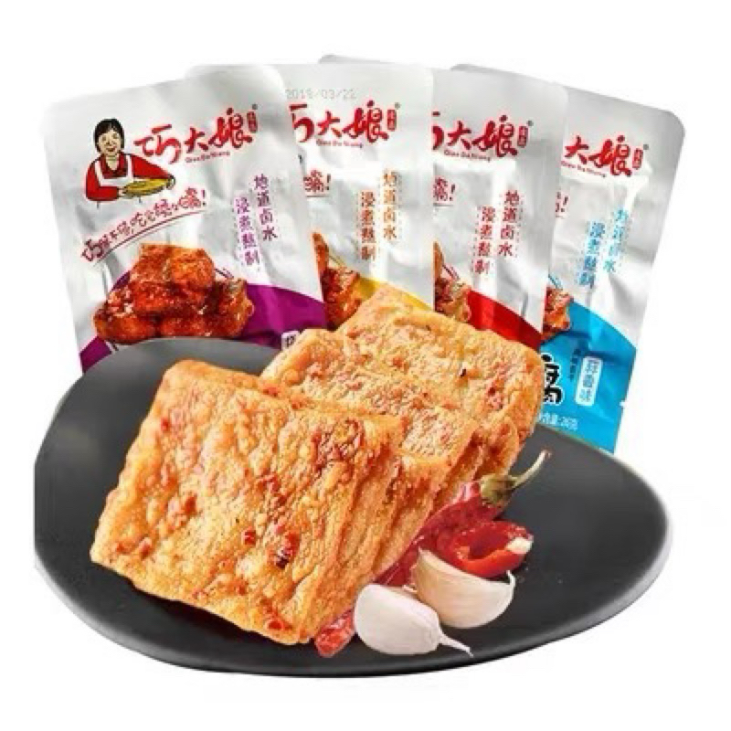 COMBO 10 GÓI ĐẬU PHỤ SỐT CAY MIẾNG VUÔNG KIỀU ĐẠI NƯƠNG (gói 26gr)