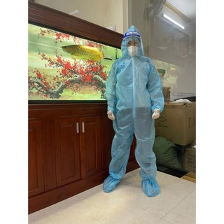 Quần áo phòng dịch, Quần áo bảo hộ vải không dệt, Quần áo phòng chống bụi bẩn dùng cho phun sơn phun thuốc trừ sâu