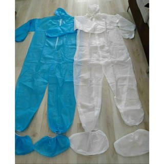 Quần áo phòng dịch, Quần áo bảo hộ vải không dệt, Quần áo phòng chống bụi bẩn dùng cho phun sơn phun thuốc trừ sâu