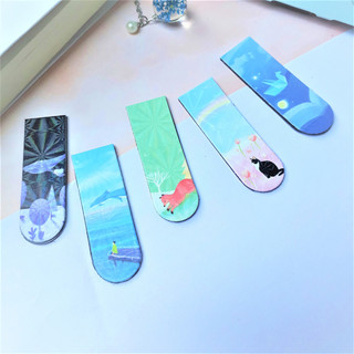 Combo 6 Bookmark Nam Châm Đánh Dấu Sách - Động Vật (Mẫu Ngẫu Nhiên)
