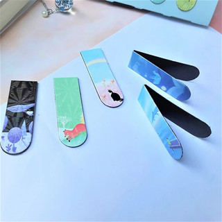 Combo 6 Bookmark Nam Châm Đánh Dấu Sách - Động Vật (Mẫu Ngẫu Nhiên)