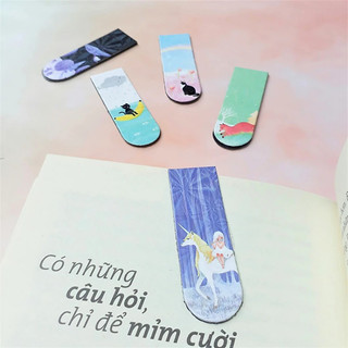 Combo 6 Bookmark Nam Châm Đánh Dấu Sách - Động Vật (Mẫu Ngẫu Nhiên)