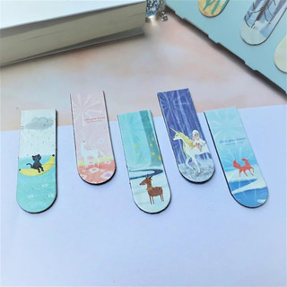 Combo 6 Bookmark Nam Châm Đánh Dấu Sách - Động Vật (Mẫu Ngẫu Nhiên)