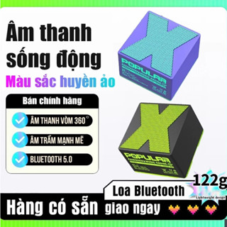 Loa Bluetooth Mini BASIX X1 Không Dây,Trứng Nhấp Nháy nghe nhạc,công nghệ blutooth 5.0 Tặng Kèm Dây