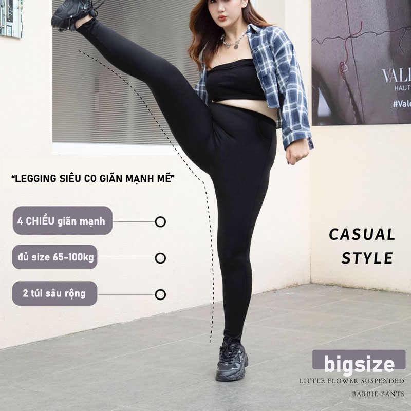 QUẦN LEGGING BIGSIZE 60-100KG