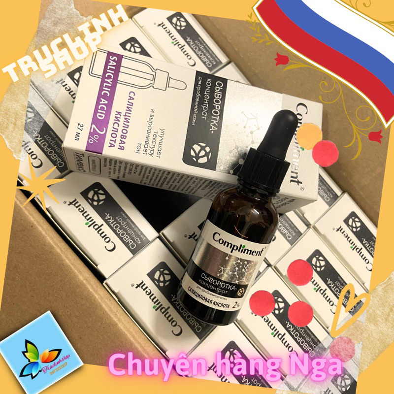 Serum BHA Salicylic Acid 2% Compliment giảm dầu mụn 27ml