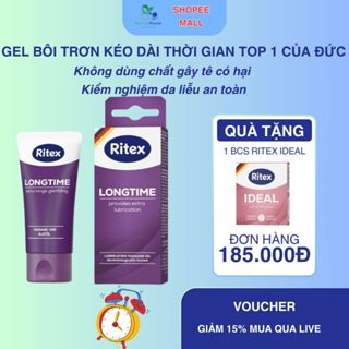 Gel bôi trơn kéo dài thời gian Ritex Longtime 50ml/chai