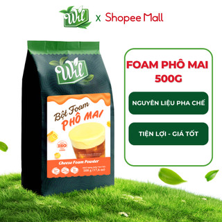 Bột foam phô mai nguyên liệu pha chế đồ uống cà phê muối trà sữa tiện lợi Wil hòa tan 500g
