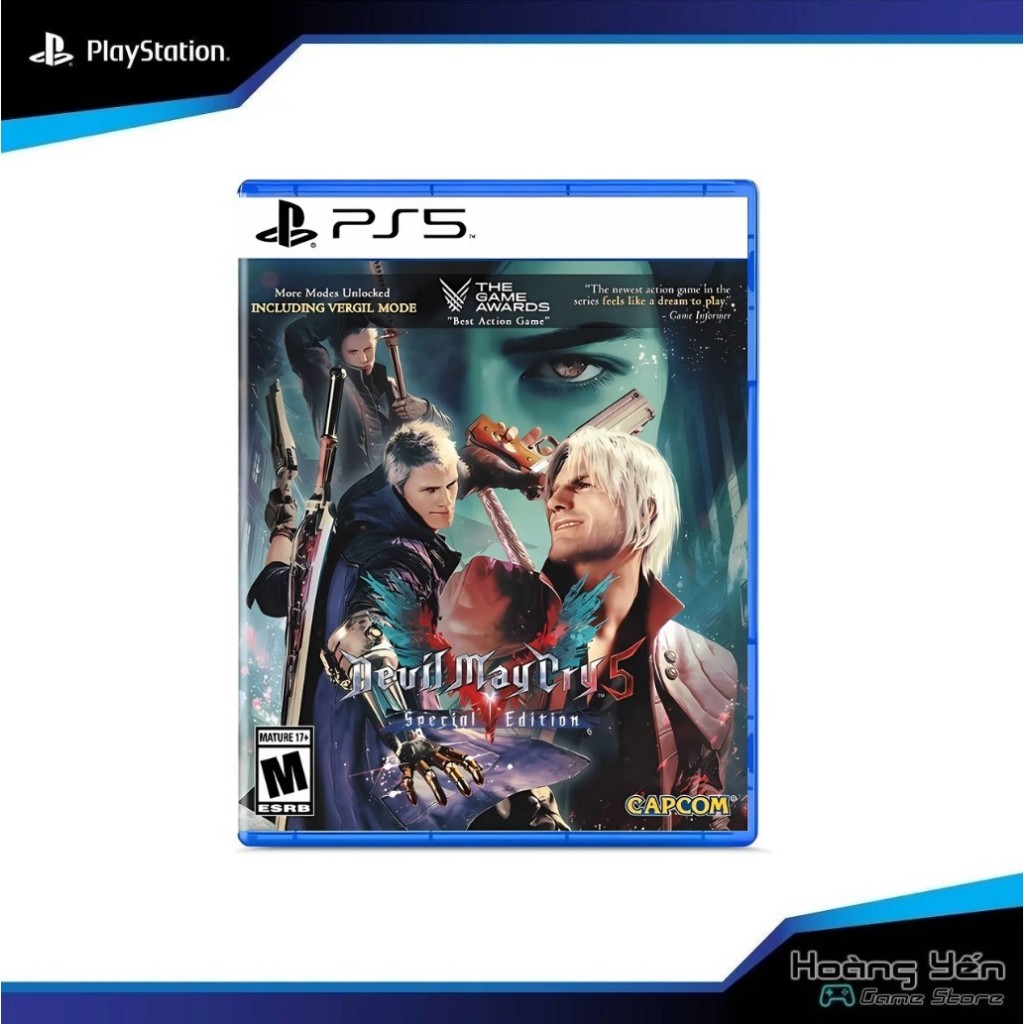 [Mã 99ELHA giảm 7% đơn 300K] Đĩa Game Ps5 Devil May Cry 5 Special Edition
