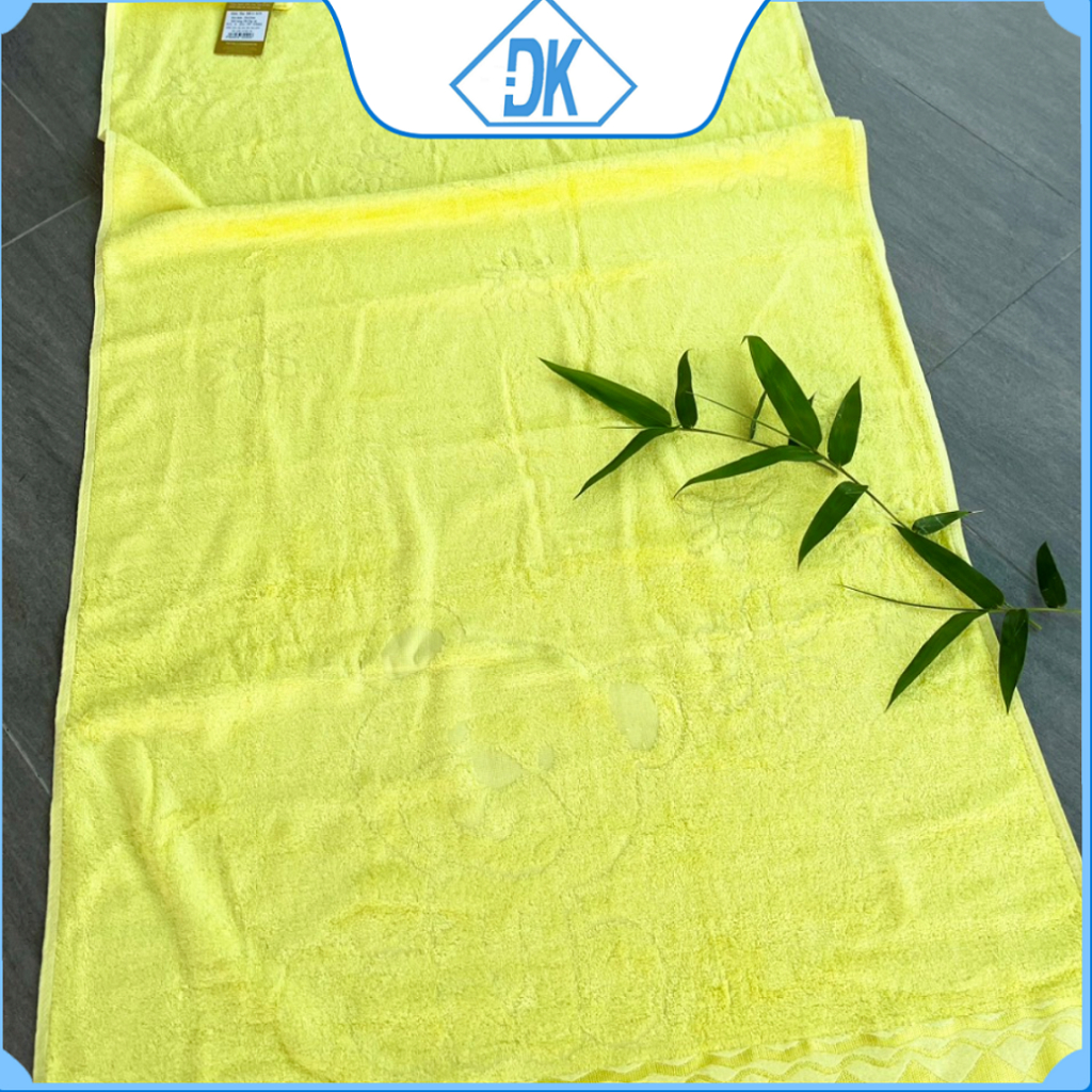 Khăn tắm sợi tre kháng khuẩn Mollis size 65x135cm, mềm mại, thấm hút tốt, không bay màu - Đăng Khoa 