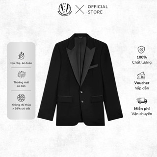 Áo Vest Nam 2 Cúc Ve Bóng Vải Lụa Lịch Lãm - Blazer For Man