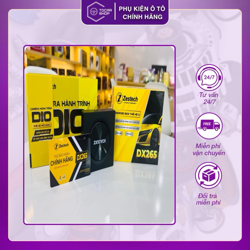 Android Box Zestech Dx265/Dx265 PLUS - Phiên Bản Mới(Qualcomm SM6225,Android 13 Mượt Mà)