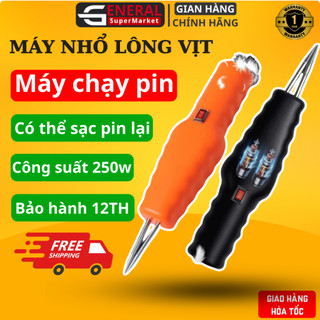  Máy nhổ lông vịt cầm tay máy vặt lông măng tích điện 12-16h chống nước nhổ sạch mọi loại lông khó Bảo hành 12 tháng 
