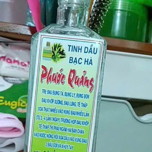 tinh dầu bạc hà nguyên chất chai 60ml