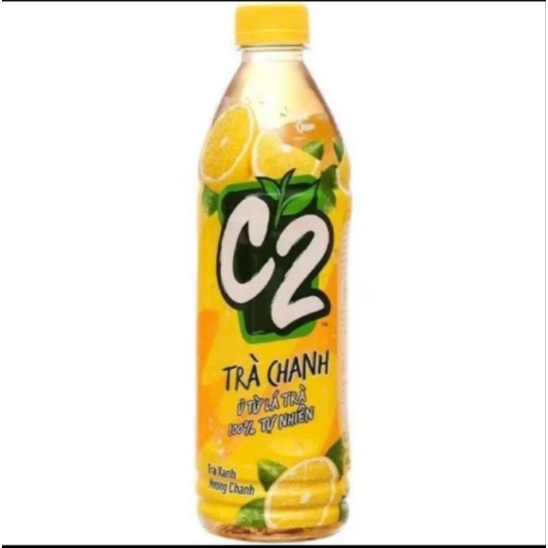 Nước uống C2 trà xanh hương chanh 455ml
