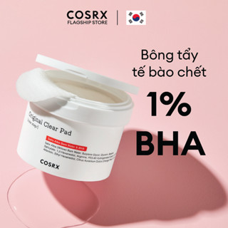 Bông Tẩy Tế Bào Chết Hoá Học 1% BHA COSRX One Step Original Clear Pad 70 Miếng