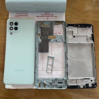 Vỏ samsung A22 4G A225F có khung sườn khay sim