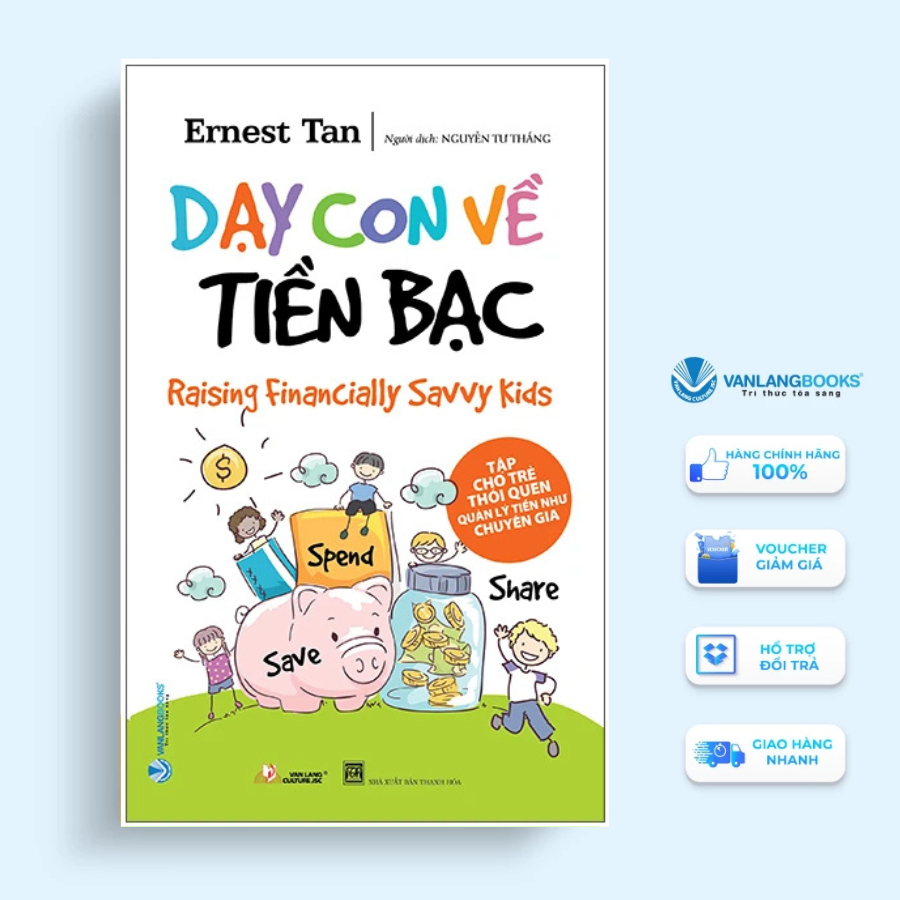 Sách Dạy Con Về Tiền Bạc (Tái Bản) - Văn Lang