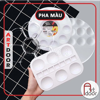 [ARTDOOR] Khay Bảng pha màu giá RẺ tô màu Nước, Acrylic, Gouache (palette)