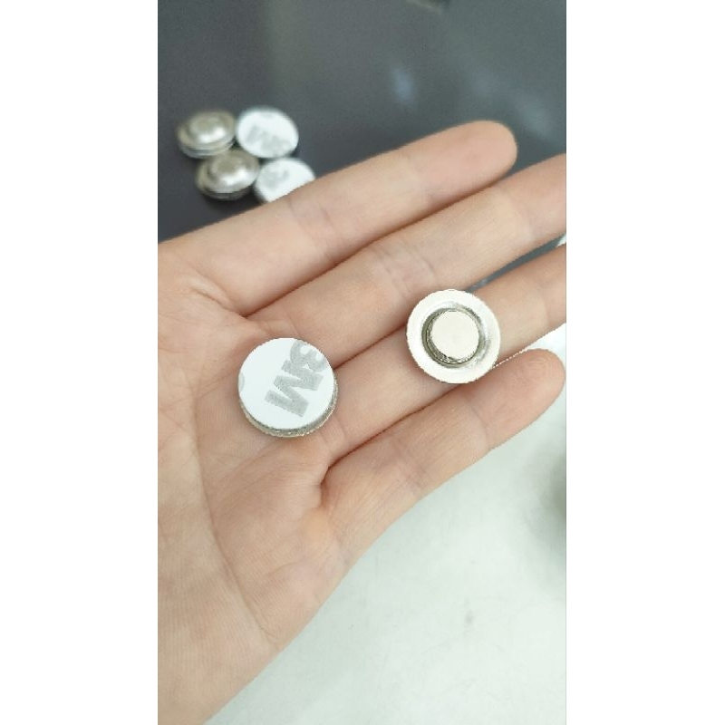 5 Nam châm huy hiệu tròn, nam châm nút cúc áo huy hiệu