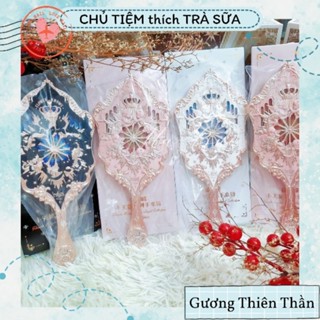 (SẴN - Hỏa Tốc HCM) Gương Cầm Tay Little Angel Flower Knows Thiên Thần Nhỏ Chính Hãng