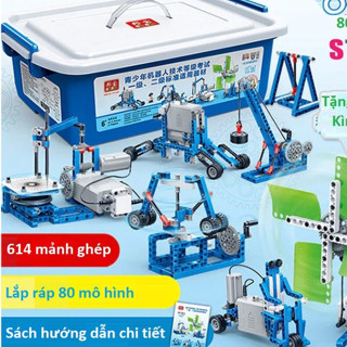 Lego lắp ráp 80 mô hình kỹ thuật có động cơ DIY BanBao 6932
