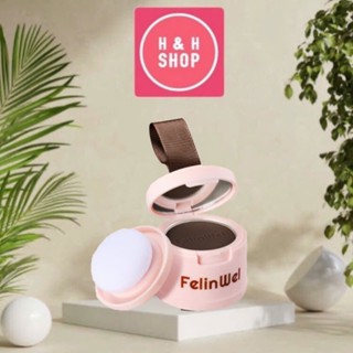  FelinWel - Phấn Phủ Che Đường Chân Tóc với Gương Và Bông Phấn Che Phủ Ngay Lập Tức 