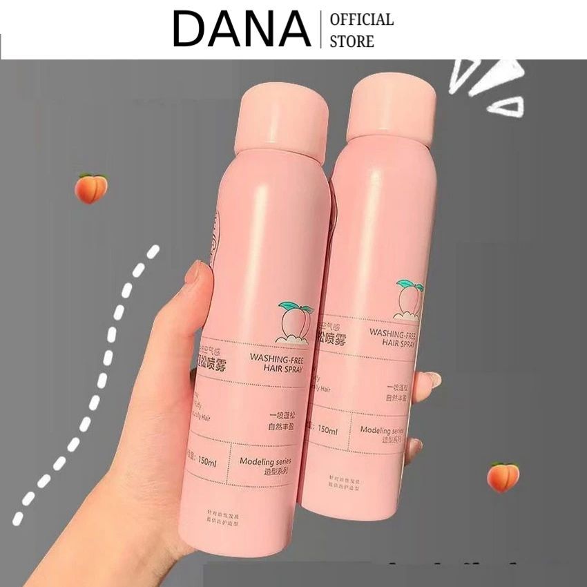 Bình Xịt Gội Đầu Khô Cấp Tốc Giúp Tóc Bồng Bềnh Suốt 8 Tiếng Không Dầu Không Bết Dính 150Ml Dana