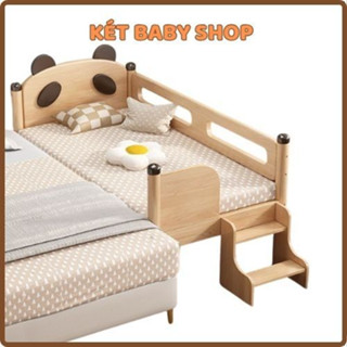  Giường Ngủ Cho Bé KETBABYSHOP  Giường Ghép Trẻ Em Chất Liệu Gỗ Thông Tự Nhiên An Toàn Cho Bé Có Bậc Thang Lên Xuống 
