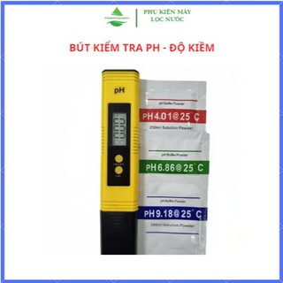  Bút đo PH   đã hiệu chỉnh  đo nước bể cá đo ao nuôi tôm cá đo nước sạch  đi kèm 3 gói hiệu chỉnh 