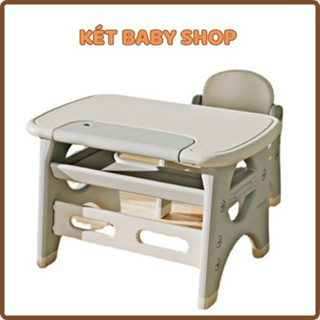 Bộ Bàn Ghế Học Sinh KETBABYSHOP Chất Liệu Nhựa Cao Cấp Thiết Kế Thông Minh Chống Gù Lưng Cho Bé Giúp Bé Học Tập Tốt