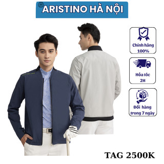  Áo khoác gió 2 lớp Aristino mềm nhẹ chống nhăn ,chống ướt AJKG05W2 