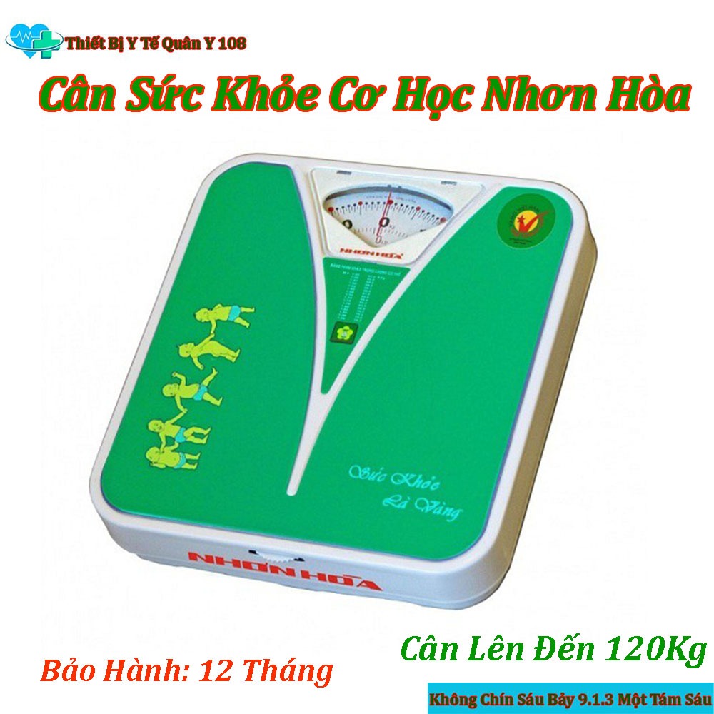 Cân Sức Khỏe Cơ Học Nhơn Hòa Cân Lên Đến 120Kg