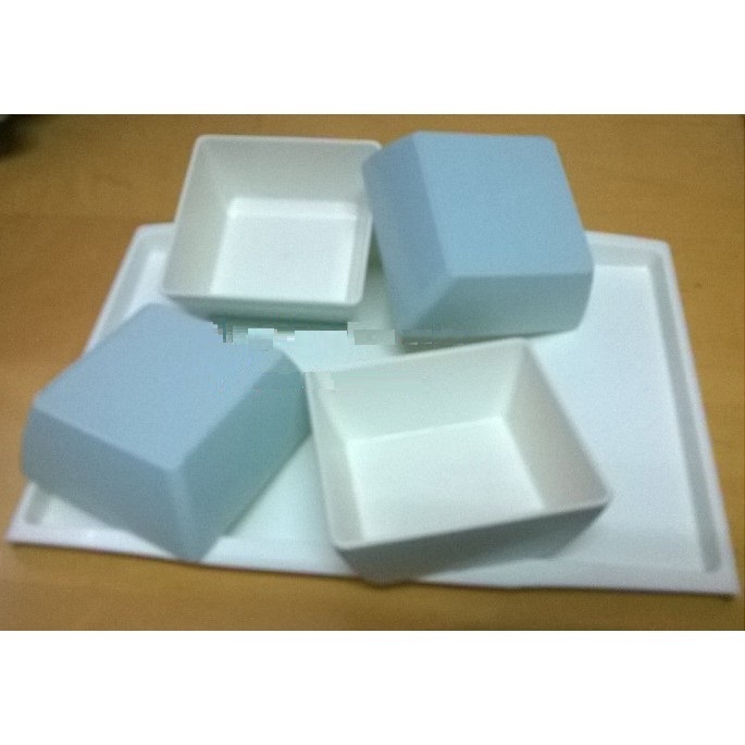 Set 4 bát phíp giả sứ vuông