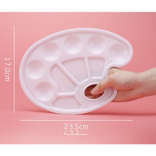🔥Palet/ khay pha màu nước🔥,bảng pha màu goat, acrylic 🔥 có lỗ xỏ tay