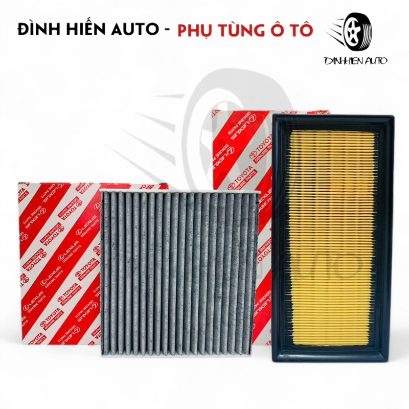 Lọc gió động cơ & lọc điều hoà Toyota Vios (đời 2014-2025), Yaris (2014-2025) (0Y050/0N010)