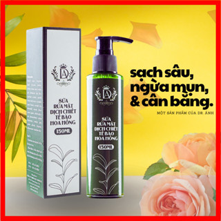 Sữa rửa mặt sinh học Dr. Ánh Dịch chiết Tế bào Hoa hồng Chính hãng, sạch sâu, dịu nhẹ từ thiên nhiên