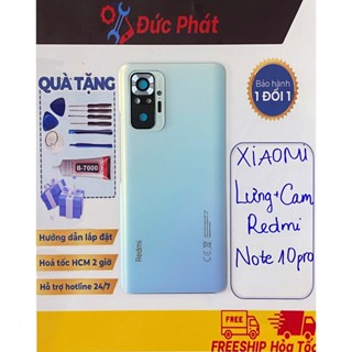 Kính Lưng + Kính Camera XIAOMI REDMI NOTE 10 Pro ( Tặng kèm keo dán)